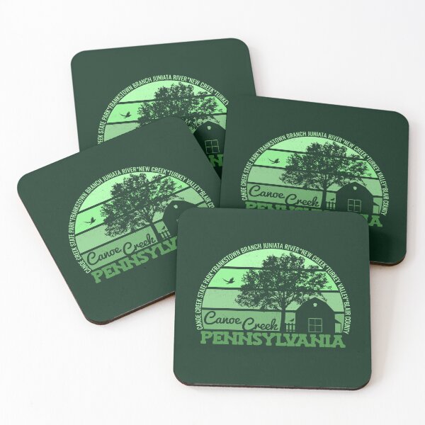 Item preview, Canoe Creek Pennsylvania Sunset Retro Vintage Local Pride Logo designed and sold by CRHPOD20.
