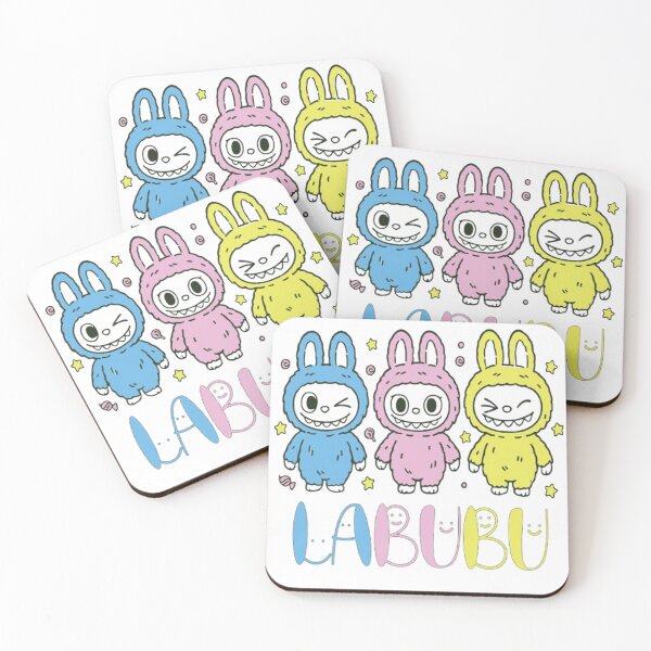 Item preview, Labubu Kawaii Multicolore – Design Mignon et Fun designed and sold by MeowLoka ⭐⭐⭐⭐.