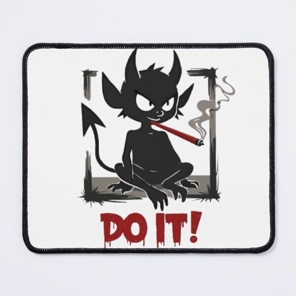 Item preview, Do It! – Diablotin Fumé et Design Dark designed and sold by MeowLoka ⭐⭐⭐⭐.