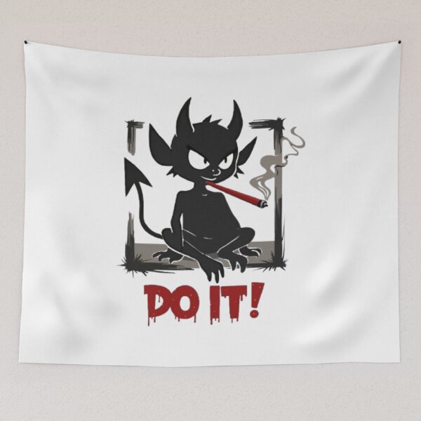Item preview, Do It! – Diablotin Fumé et Design Dark designed and sold by MeowLoka ⭐⭐⭐⭐.