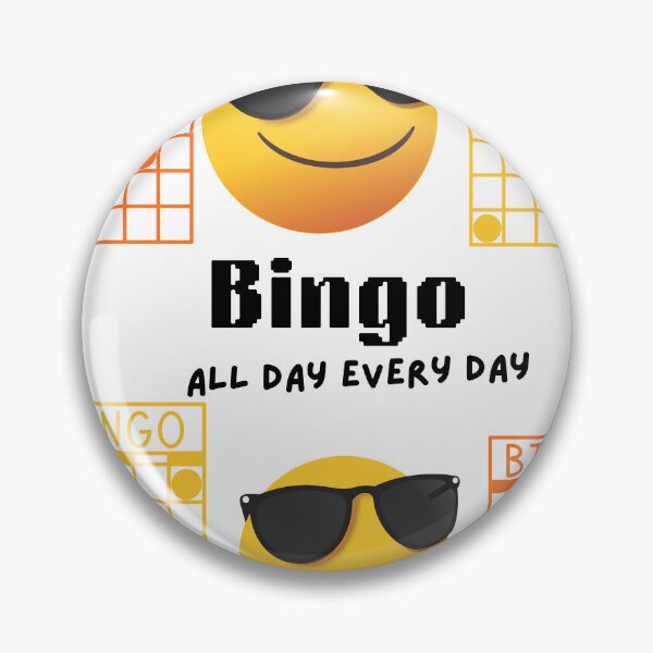 Item preview, Yellow smile bingo all day design designed and sold by Extremeallie.
