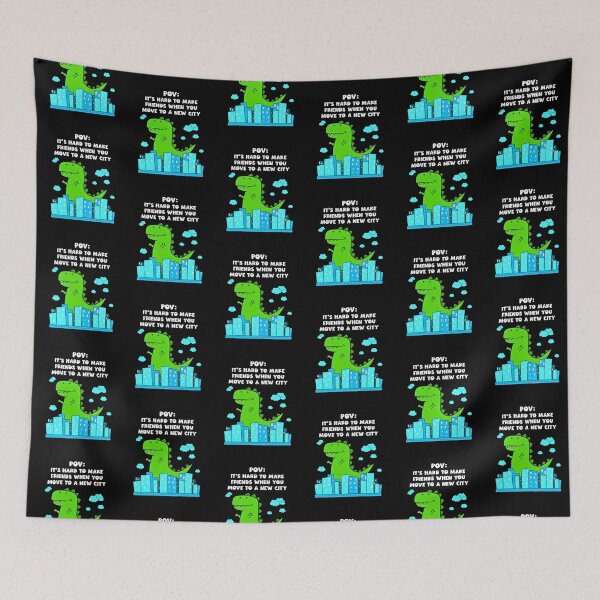 Item preview, Funny Godzilla POV Parody Monster designed and sold by Renata Illustrata.