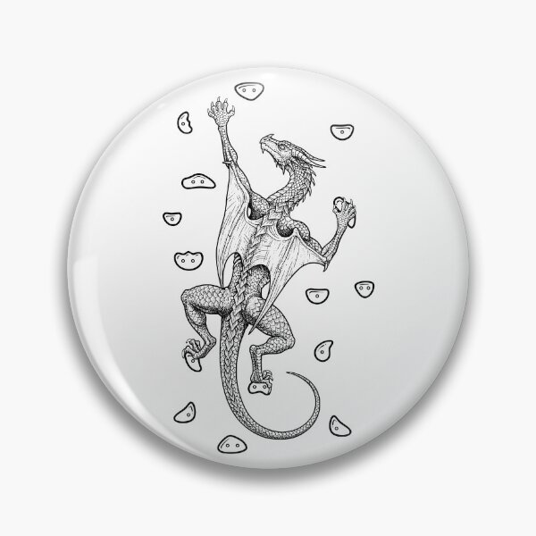 Artikelvorschau, Felskletterer, Indoor-Wandklettern, Drache, lustige Kletterer entworfen und verkauft von GrandeDuc.
