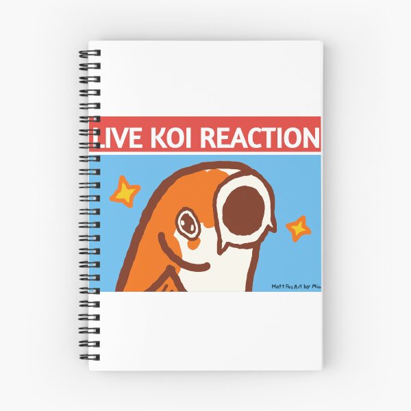 Item preview, Live Koi Reaction designed and sold by the-cyan-tiger.