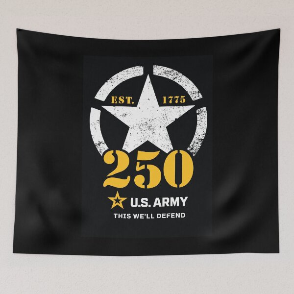 Item preview, Army - Army - 250th U.S. Army Anniversary - Dark designed and sold by Military Insignia Products.