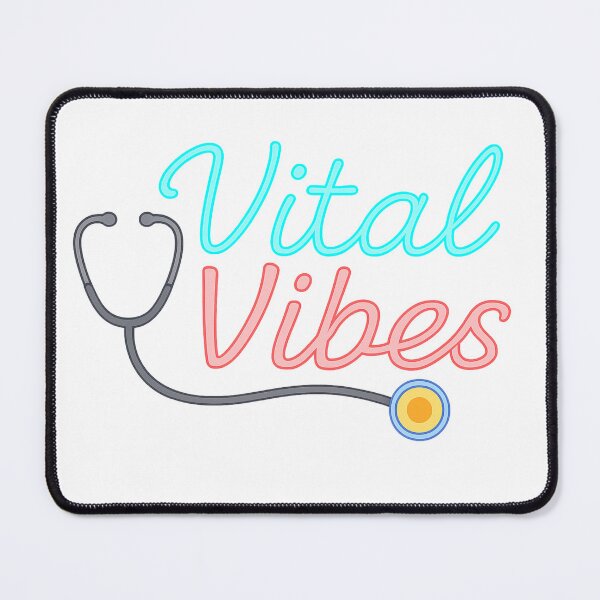 Item preview, Vital Vibes Logo – Nurse Aesthetic Sticker | Medical Positivity & Healthcare Brand designed and sold by Vital Vibes.