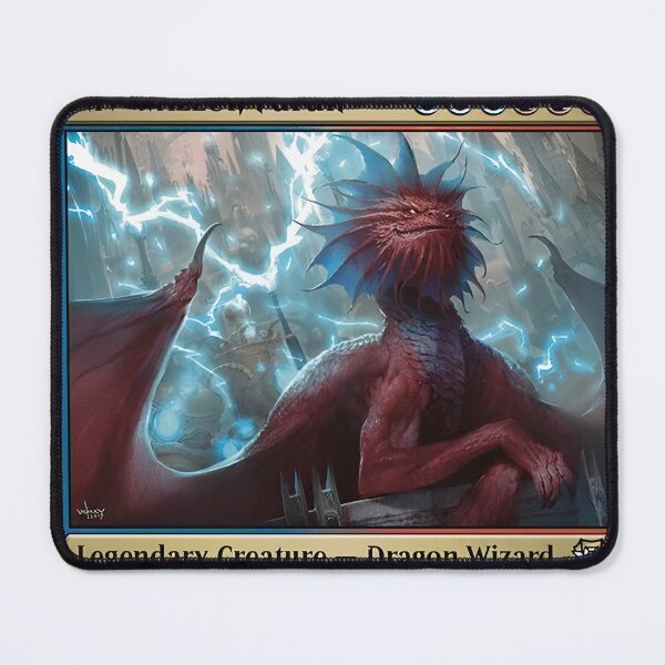 Item preview, Dragon Wizard Parun – MTG-Inspired Fantasy Art | Magic the Gathering Dragon Mage Design designed and sold by NikkianaJones.