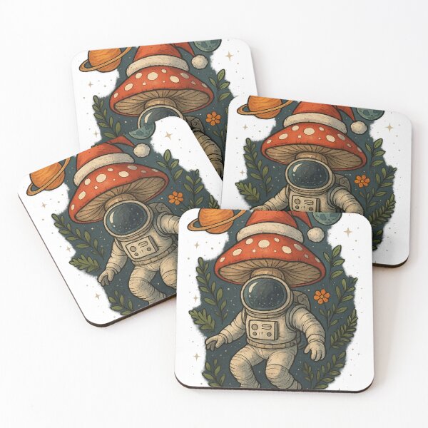 Item preview, Mushroom Astronaut – Exploring Inner Space designed and sold by P4CHUT.