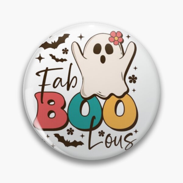 Item preview, FabBOOlous – Fantôme Mignon et Halloween Coloré designed and sold by MeowLoka ⭐⭐⭐⭐.