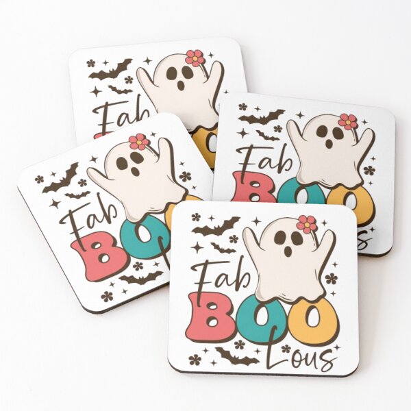 Item preview, FabBOOlous – Fantôme Mignon et Halloween Coloré designed and sold by MeowLoka ⭐⭐⭐⭐.
