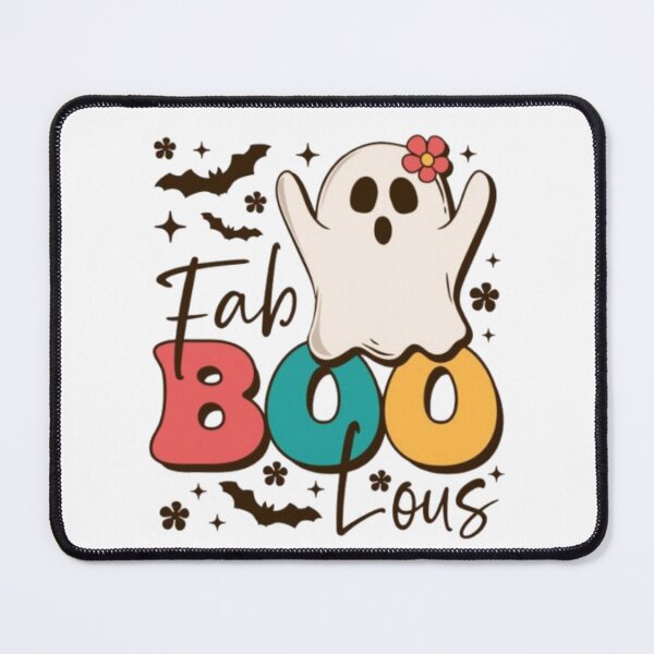 Item preview, FabBOOlous – Fantôme Mignon et Halloween Coloré designed and sold by MeowLoka ⭐⭐⭐⭐.