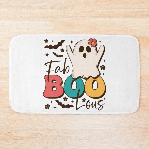Item preview, FabBOOlous – Fantôme Mignon et Halloween Coloré designed and sold by MeowLoka ⭐⭐⭐⭐.