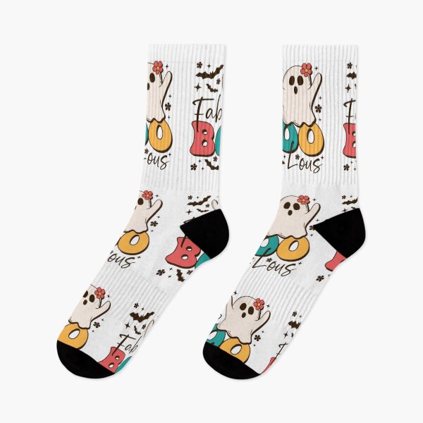 Item preview, FabBOOlous – Fantôme Mignon et Halloween Coloré designed and sold by MeowLoka ⭐⭐⭐⭐.