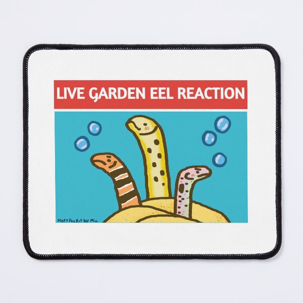 Item preview, Live Garden Eel Reaction designed and sold by the-cyan-tiger.