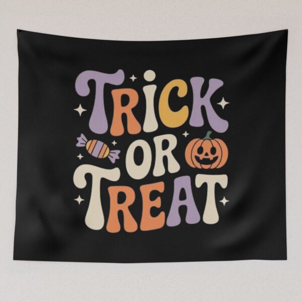 Item preview, Trick or Treat – Citrouille et Bonbon Halloween Coloré designed and sold by MeowLoka ⭐⭐⭐⭐.