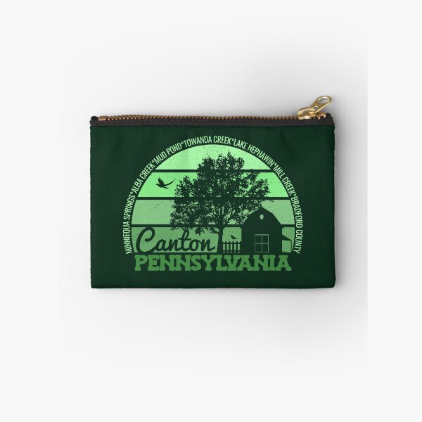 Item preview, Canton Pennsylvania Sunset Retro Vintage Local Pride Logo designed and sold by CRHPOD20.
