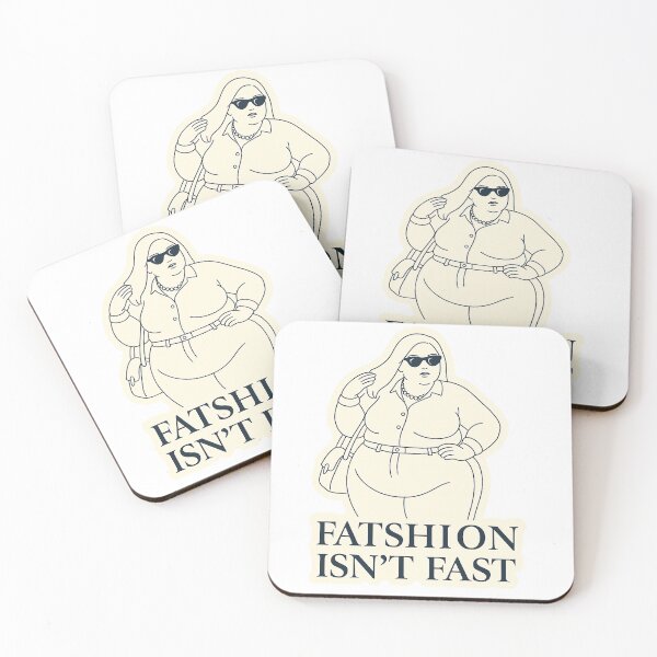 Item preview, Fatshion Isn't Fast  designed and sold by GnomeChompsky.