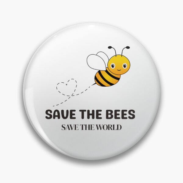Item preview, Save the Bees Save the World – Eco Friendly Bee Design designed and sold by Vervella.
