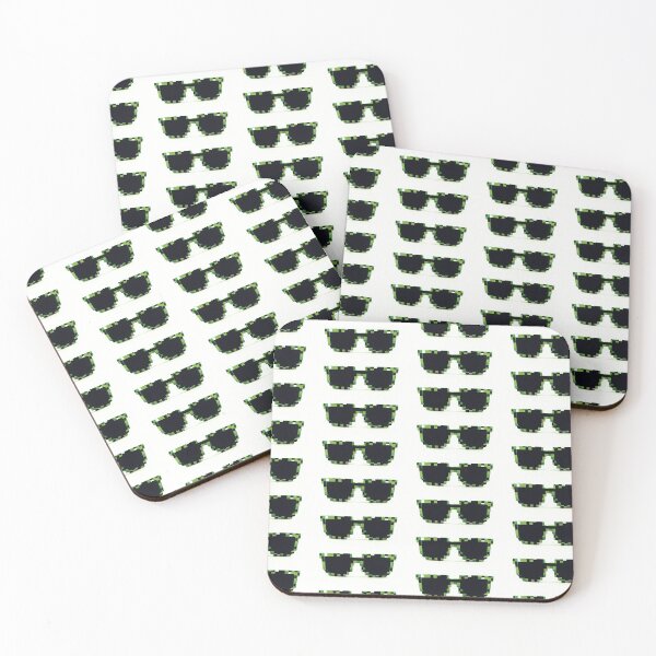 Item preview, 8-Bit Pixel Sunglasses - Green Camo Gamer Shades  designed and sold by SergioMiklos.
