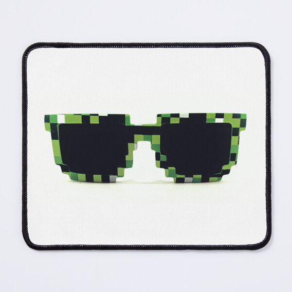 Item preview, 8-Bit Pixel Sunglasses - Green Camo Gamer Shades designed and sold by SergioMiklos.