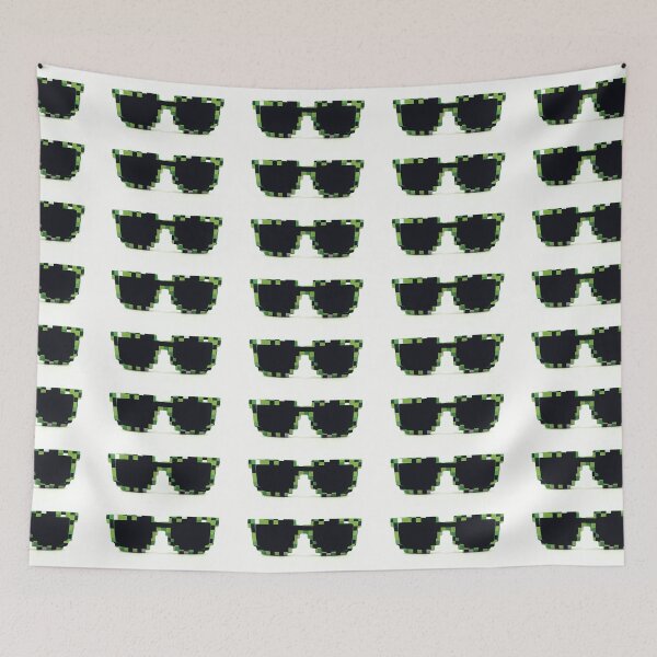 Item preview, 8-Bit Pixel Sunglasses - Green Camo Gamer Shades  designed and sold by SergioMiklos.