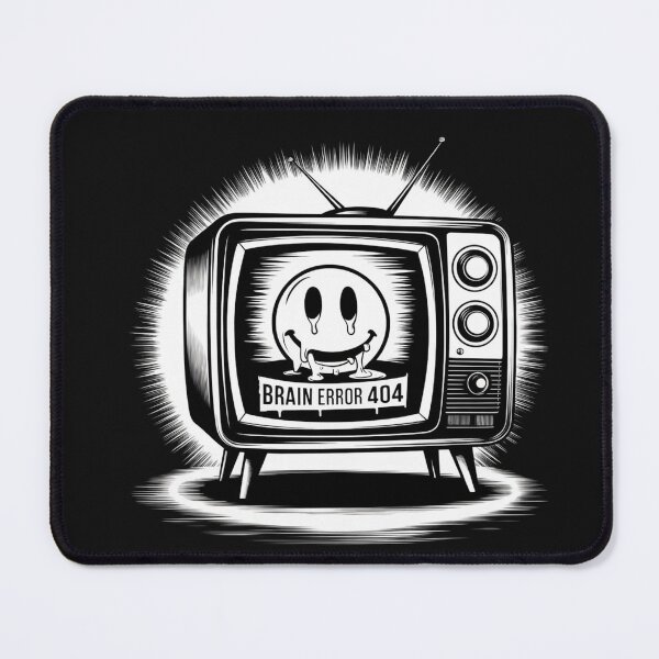 Item preview, ERROR CEREBRAL 404 - Meme de TV con fallos retro designed and sold by WeranovDesign.