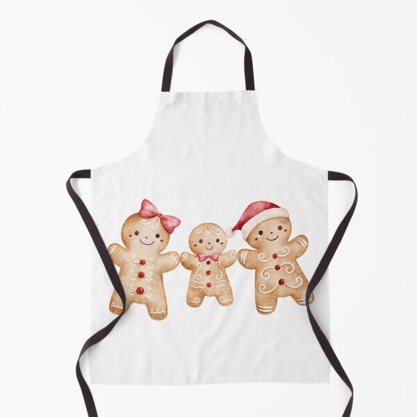 Item preview, Celebrate the holidays with this adorable gingerbread family illustration! Featuring three cute Christmas cookies decorated with bows, frosting, and festive details — perfect for adding a cozy holiday touch to your stickers, mugs, T-shirts, and Christmas  designed and sold by chanshoping.