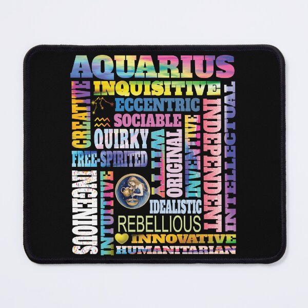 Item preview, Aquarius Zodiac Sign Traits - Astrology Horoscope Design designed and sold by angy2017.