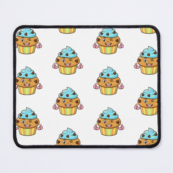 Item preview, Cute smiling cupcake – Sweet and colorful kawaii drawing designed and sold by drchzak.