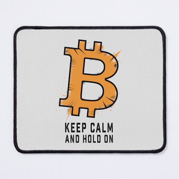 Item preview, Keep Calm Bitcoin - Crypto Comic Art designed and sold by cabana.space.