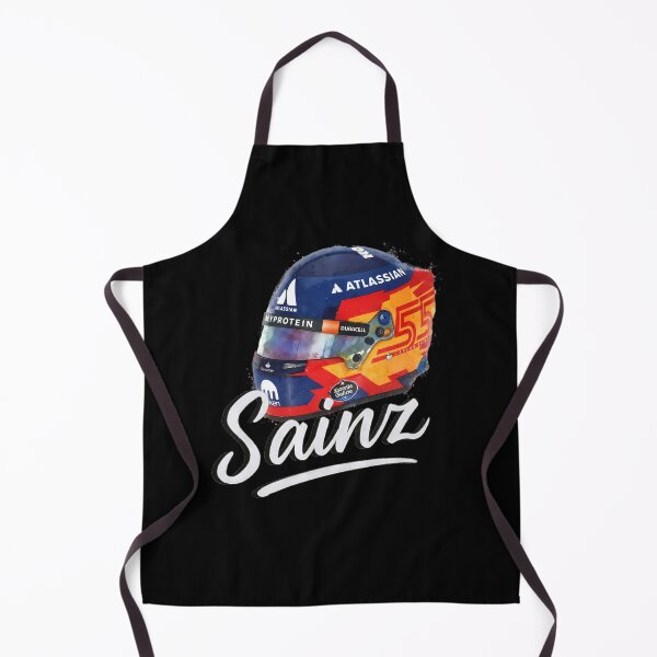 Item preview, Carlos Sainz F1 Helmet Watercolor designed and sold by Studio F1Grid.