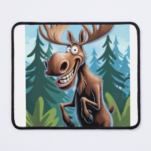 Item preview, Joking Moose of the Forest – HD Cartoon designed and sold by FusiTink.