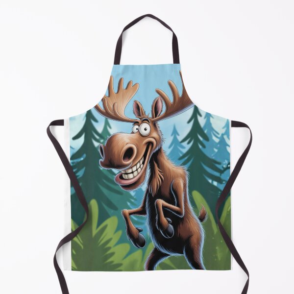 Item preview, Joking Moose of the Forest – HD Cartoon designed and sold by FusiTink.