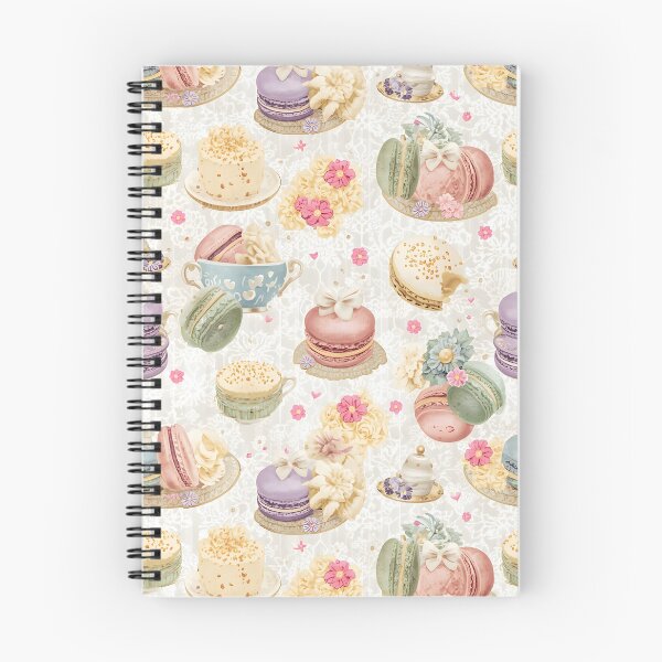 Item preview, Chic Pastel Macaron and Dessert Sweet Treats Pattern designed and sold by MoonlitDoodles1.