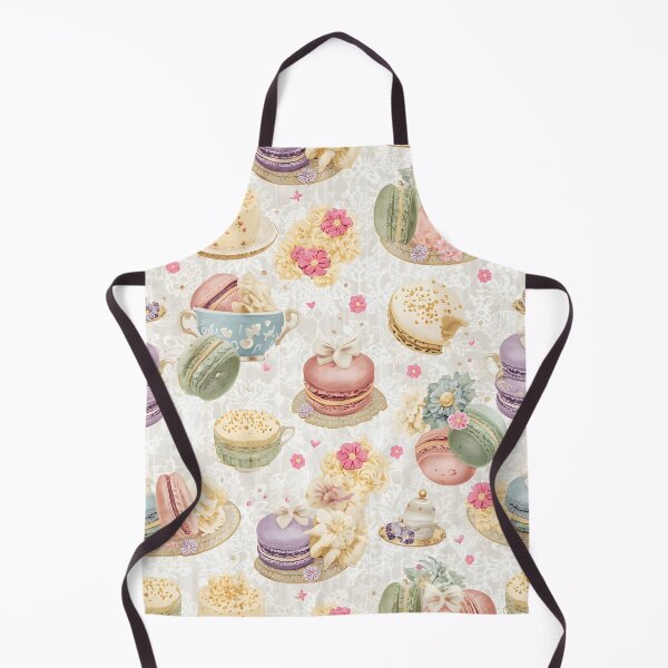Item preview, Chic Pastel Macaron and Dessert Sweet Treats Pattern designed and sold by MoonlitDoodles1.