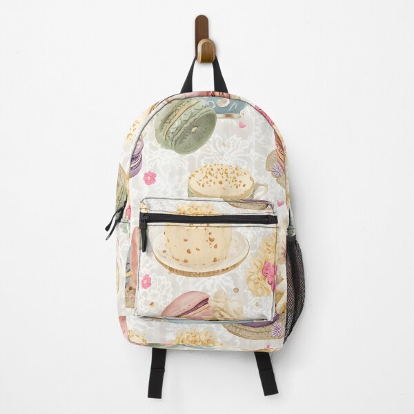 Item preview, Chic Pastel Macaron and Dessert Sweet Treats Pattern designed and sold by MoonlitDoodles1.