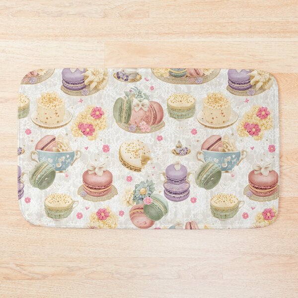 Item preview, Chic Pastel Macaron and Dessert Sweet Treats Pattern designed and sold by MoonlitDoodles1.