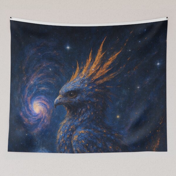 Item preview, Cobalt Cosmic Phoenix designed and sold by Paul Morse.