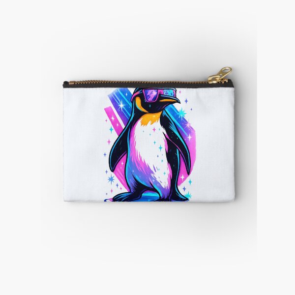 Item preview, Arctic Disco Fever Penguin – Funky Retro Neon Party Vibes designed and sold by TrendznHitz.