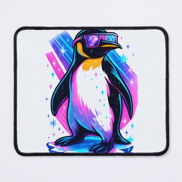 Item preview, Arctic Disco Fever Penguin – Funky Retro Neon Party Vibes designed and sold by TrendznHitz.