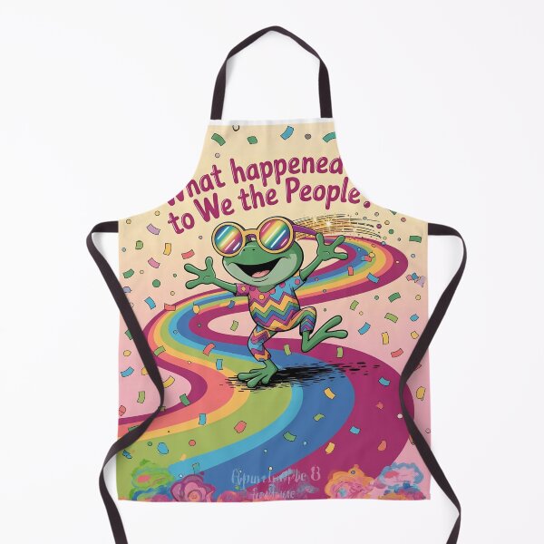 Item preview, Funny Protest Frog – “What Happened to We the People” Political Satire Design designed and sold by The People’s Punchline.
