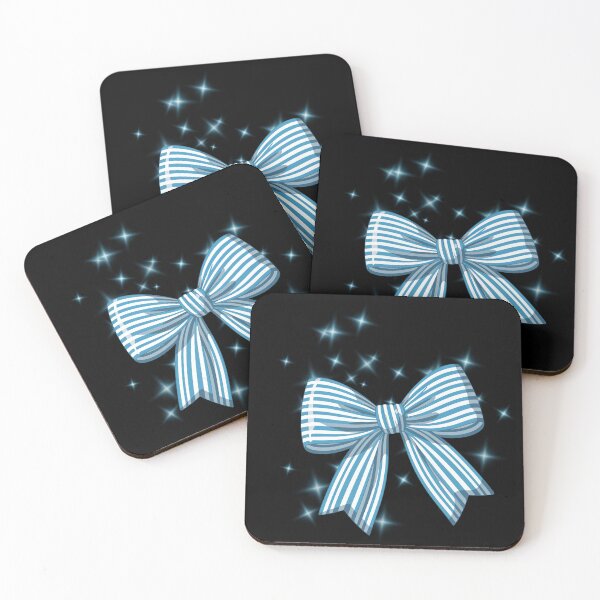 Item preview, Light blue stripped ribbon with sparkles designed and sold by serenebookworm.