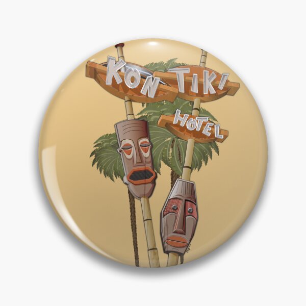 Artikelvorschau, Kon Tiki Hotel entworfen und verkauft von PatArtByKevin.