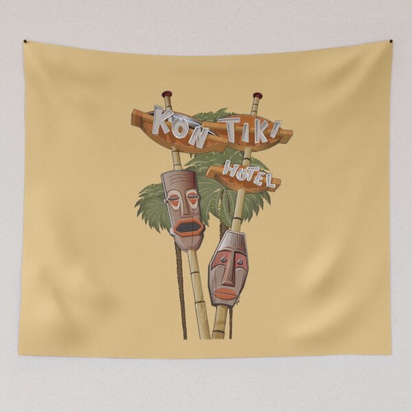 Item preview, Kon Tiki Hotel designed and sold by PatArtByKevin.