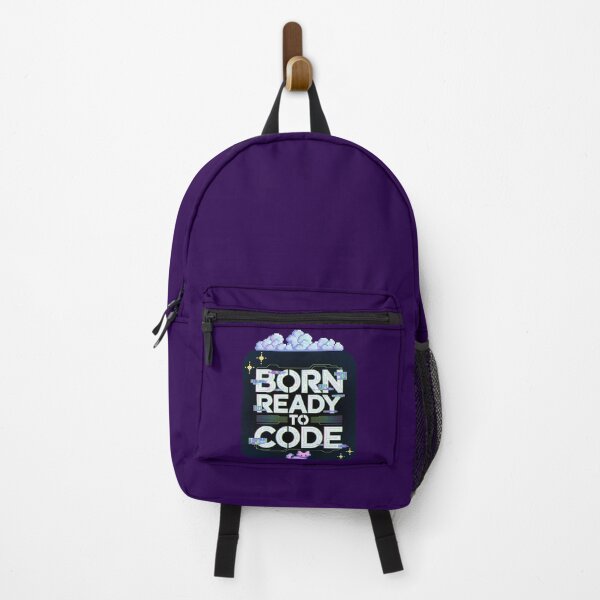 Item preview, Born Ready to Code – Pixel Cat Glitch Tech Design designed and sold by DreamVibeShirt.