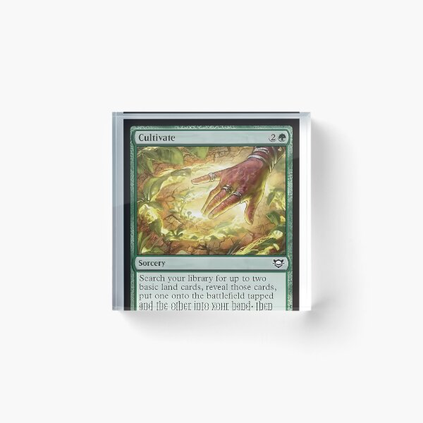 Item preview, Cultivate – MTG-Inspired Green Magic Art | Magic the Gathering Nature Spell Design designed and sold by NikkianaJones.