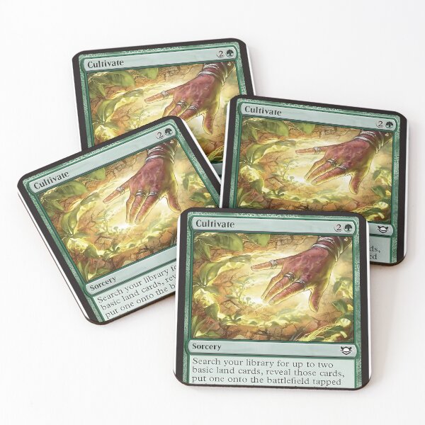 Item preview, Cultivate – MTG-Inspired Green Magic Art | Magic the Gathering Nature Spell Design designed and sold by NikkianaJones.