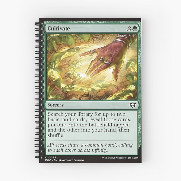 Item preview, Cultivate – MTG-Inspired Green Magic Art | Magic the Gathering Nature Spell Design designed and sold by NikkianaJones.