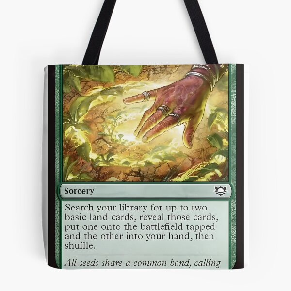 Item preview, Cultivate – MTG-Inspired Green Magic Art | Magic the Gathering Nature Spell Design designed and sold by NikkianaJones.