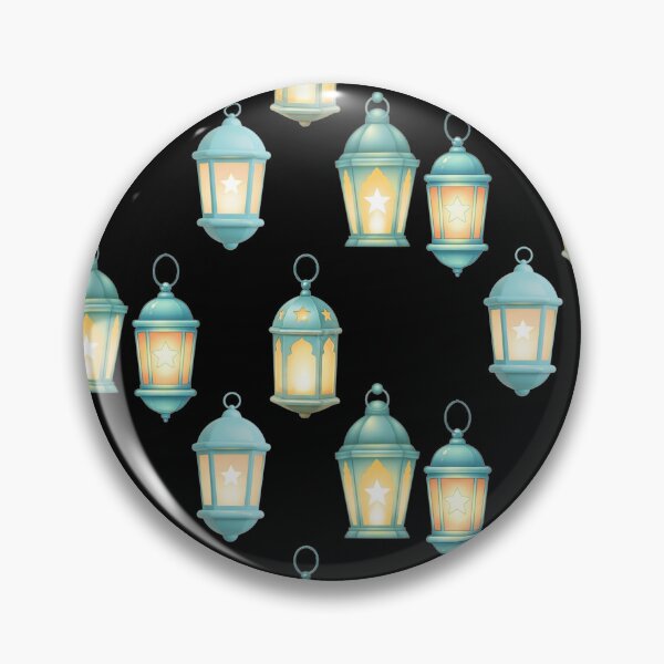 Item preview, Blue Pastel Islamic Lantern Sticker Set | Soft Ramadan & Eid Magnet Bundle (V.1) designed and sold by D-Islamic.